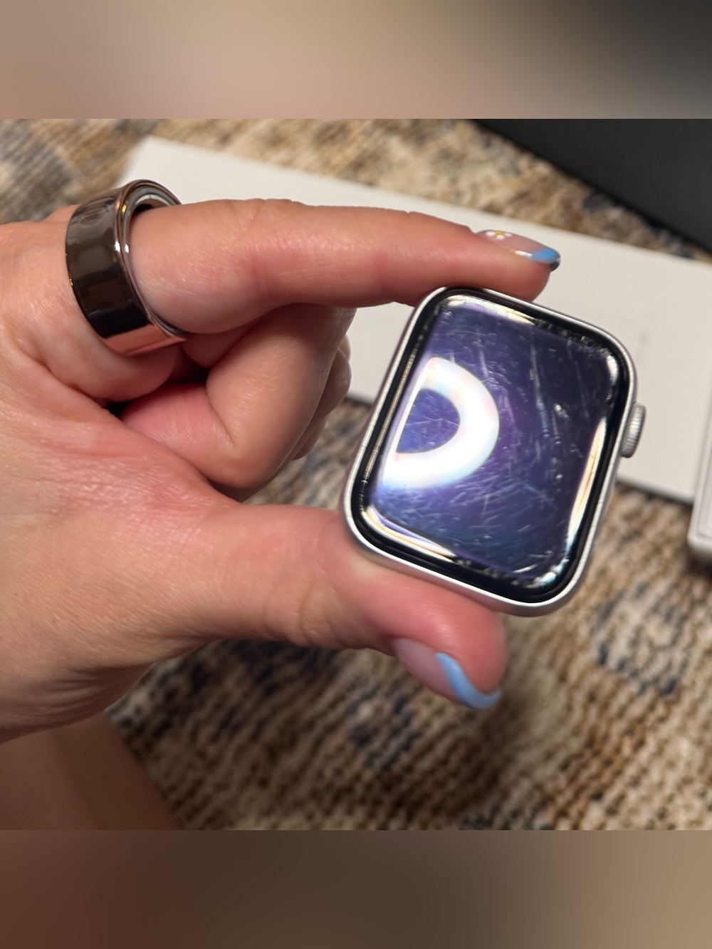 Apple Watch Series 6 — 40mm — White Sport Band plus dressy bands - Picture 5 of 11